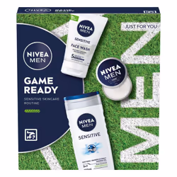 MEN Game Ready Gift Set (3 Products), Men's Skincare Gift Set with Shower Gel, Face Wash, and Moisturising Creme, Perfect as ...