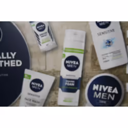 Nivea Men Totally Soothed Sensitive Skincare Routine Set.