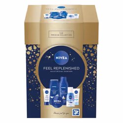 Feel Replenished Gift Set (6 Products), Skincare Women's Gift Set with Creme, Eye Make-Up Remover, Shower Cream, Body Lotion, ...
