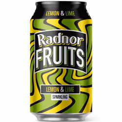 Radnor Fruits Sparkling Lemon & Lime - 24x330ml