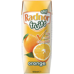 Radnor Fruits Still Orange Cartons - 60x125ml