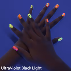 FabLab Glow in the Dark Nail Art