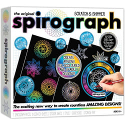 The Original Spirograph Scratch And Shimmer Set