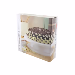 28cm Round Cake Rotating Turntable Base Icing Decorating Display Stand Plastic
