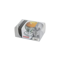 Chrome Egg Cups Set of 6 Durable Modern Design for Breakfast or Brunch