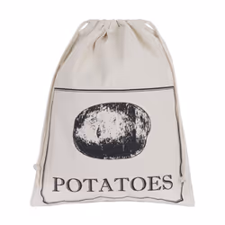 Potato Storage Bag 100% Cotton Keeps Fresh Vegetable Eco Friendly