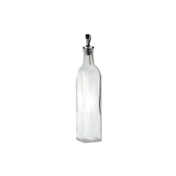 Clear Glass Olive Cooking Oil Pourer Dispenser Kitchen Seasoning Drizzle Bottle
