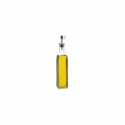 Clear Glass Olive Cooking Oil Pourer Dispenser Kitchen Seasoning Drizzle Bottle