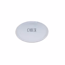 Dimples Cheese Plate 21cm Elegant Ceramic Dimple Effect and Cheese Debossed