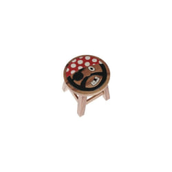 Wooden Kids Stool Pirate Design 25cm Medium Size for Kids Room Play Area