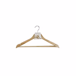 Wooden Clothes Hanger 45cm Pack of 2 Durable Space Saving Closet Organizer