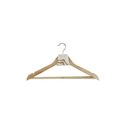Wooden Clothes Hanger 45cm Pack of 2 Durable Space Saving Closet Organizer