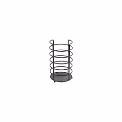 Black Utensil Holder Steel Wire Cutlery Storage and Drainer 22.5cm x 13cm