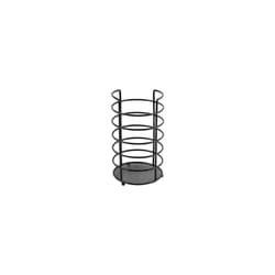 Black Utensil Holder Steel Wire Cutlery Storage and Drainer 22.5cm x 13cm