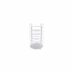 White Utensil Holder Steel Wire Cutlery Organizer and Drainer 22.5cm x 13cm
