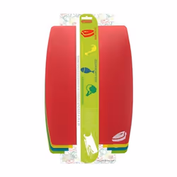 Set of 4 Flexible Chopping Board Plastic Food Cutting Worktop Large