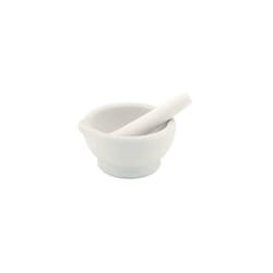 Traditional Medium Porcelain Mortar And Pestle Herb Spice Crusher Grinder Mixer