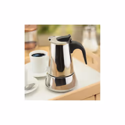 Apollo Stainless Steel Induction 4 Cup Coffee Maker