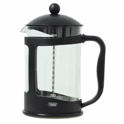 Apollo Black Coffee Plunger 12 Cup 1500ml Glass Caffettiera French Filter Press