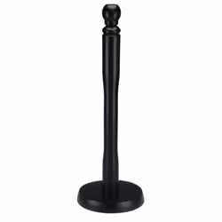 Apollo Beech Kitchen Roll Holder, Black