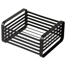 Black Flat Iron Metal Napkin Serviette Holder Dispenser Kitchen Dining Storage