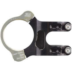 Renthal Apex 35 Bicycle Stem - Clamp: 35mm  L: 33mm  Steerer: 28.6mm  6  Black/Gold - STM117-BKAG