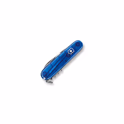 Spartan Swiss Army Knife, Camping Pocket Knives, Medium, Multi Tool, 12 Functions, Blade, Bottle Opener, Blue Transparent