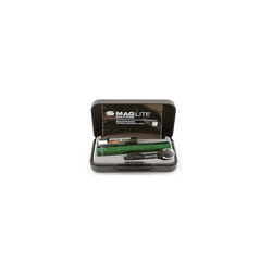 Maglite Solitaire Torch 1 X Aaa. Gift Boxed with Battery. Spare Bulb Included - Green
