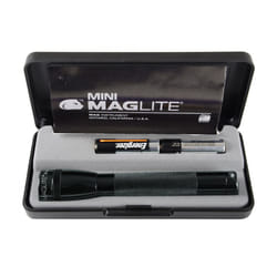 Mini Maglite Aa Torch - Gift Boxed Flashlight with Batteries - Black
