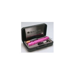 Maglite Solitaire Torch 1 X Aaa. Gift Boxed with Battery. Spare Bulb Included - Pink