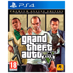 Take-Two Interactive Grand Theft Auto V - Premium Online Edition, PlayStation 4, Multiplayer mode, M (Mature)