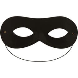Black Domino Eye Mask Bandit Superhero Costume Cosplay Accessory For Adults With Elastic Strap