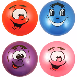 Henbrandt Smelly Fruity Bouncy Balls 25cm Fruit Scent Large Bouncy Ball Smile Kids Ball Stress Bouncy Balls for Boys and Girl ...