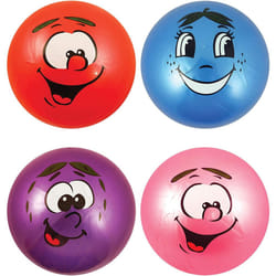Henbrandt Smelly Fruity Bouncy Balls 25cm Fruit Scent Large Bouncy Ball Smile Kids Ball Stress Bouncy Balls for Boys and Girls