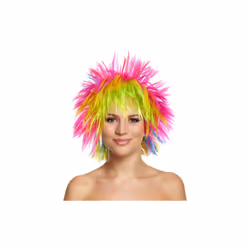 80's Rainbow Punk Wig