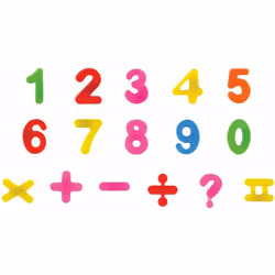 Magnetic Letters Numbers Fridge Magnets Kids Child Learning Maths Toy