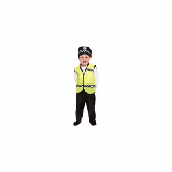 Police Cop Officer Boys Fancy Dress Emergency Services Age 3yr Childrens Costume