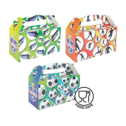 LARGE Party Boxes - Birthday Fillers Big Food Box - Football