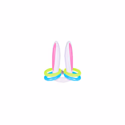 Inflatable Bunny Ears Game Kids Hoopla Ring Toss Hat Easter Party Game