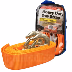 Streetwize 3.5m 2.5 Tons Heavy Duty Recovery Tow Strap Towing Rope Road Pull Car