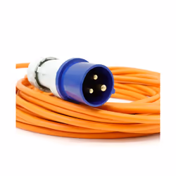 5 Way Mobile Mains Unit 15m Cable | Camping Hook Up Electrics