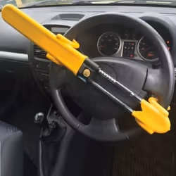Streetwize Steering Wheel Lock Double Hook Twin Bar Lock Anti Theft Protection