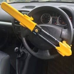 Streetwize Steering Wheel Lock Double Hook Twin Bar Lock Anti Theft Protection