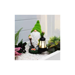 Gonk Ornament With Solar LED Lantern Flocked GW446