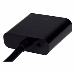 Maplin MINHMIC video cable adapter 0.15 m HDMI + 3.5mm VGA (D-Sub) Black - Additional view 4