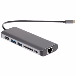 Expand the connectivity of your MacBook Pro. Chromebook or other USB-C enabled laptop. The Nikkai USB-C Multiport Hub 2x ...