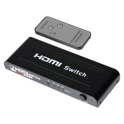 Maplin HDMI Switch 3 Ports In 1 Port Out Ultra HD 4K@30Hz with Remote
