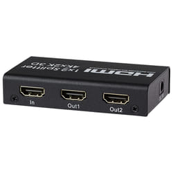 Maplin HDMI Splitter Hub 1Port In 2 Ports Out Ultra HD 4K/30fs 10.2Gps
