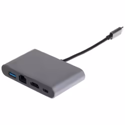Expand the connectivity of your MacBook Pro. Chromebook or other with this Nikkai USB-C Multiport Hub USB-A 3.0 / HDMI 4 ...