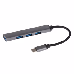 Increase your USB-C smartphone. tablet or laptops capabilities with the Nikkai USB-C Multiport Hub to 4x USB-A 3.0 High Speed ...